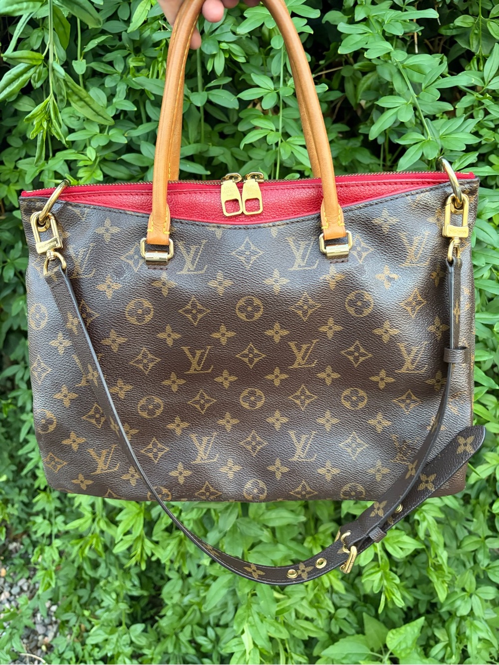 Louis Vuitton Pallas Brown Monogram Satchel